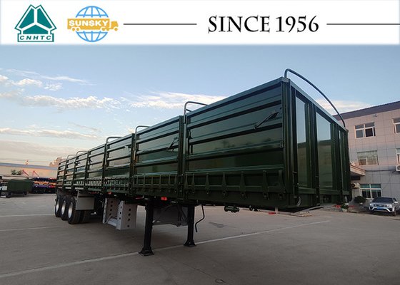 Side Board Trailer Heavy-Duty Sidewall Trailer Bulk Cargo Semi Trailer