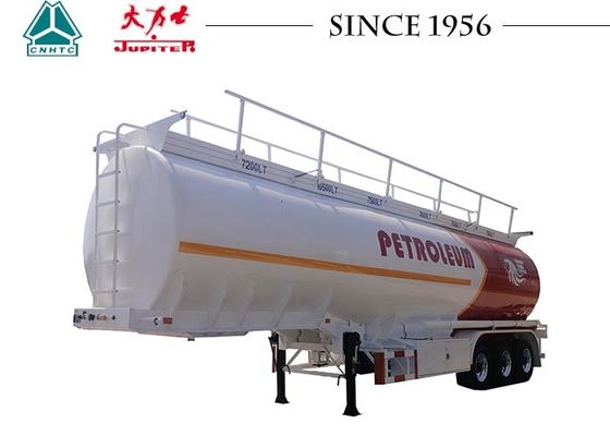 46000L 5182 Aluminum Alloy Tanker Semi Trailer For Fuel Transportation