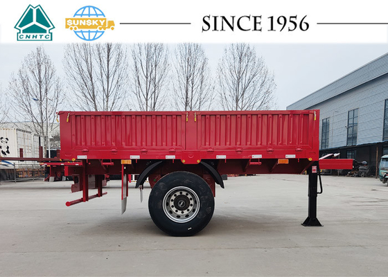 Drawbar Flatbed Trailer Full Trailer Exported To Tanzania
