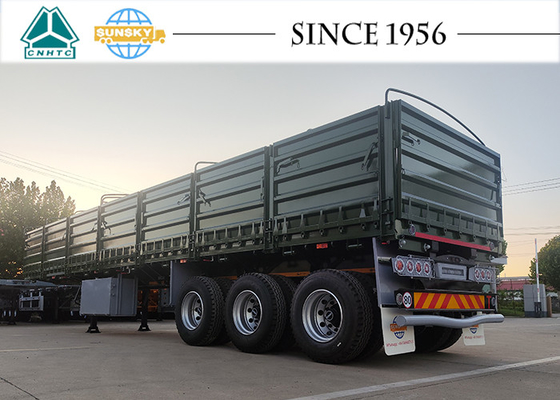 Side Board Trailer Heavy-Duty Sidewall Trailer Bulk Cargo Semi Trailer
